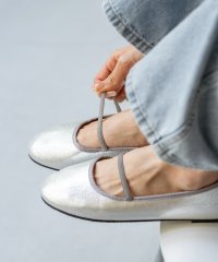 Menue/メヌエ Menue ラウンドトゥ ゴムストラップ バレエシューズ/506949156