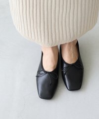 welleg/ウェレッグ welleg 甲深 スクエアトゥ リボン バレエシューズ/506949163