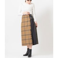 ONEIL of DUBLIN/オニールオブダブリン O'NEIL of DUBLIN 【別注カラー】コンビネーション ダブルベルト キルトスカート ロング 81cm/506949243