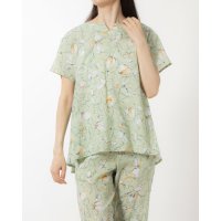 RIRAFES/リラフェス リラFes 綿100％クレープ吸水速乾 キーネックワイドTシャツ/506949336