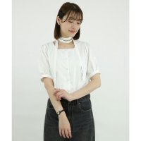 F.i.n.t/フィント F i.n.t アレンジタイ付きスクエアネックブラウス【洗える】/506949388