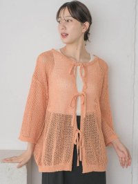 RETRO GIRL/レトロガール RETRO GIRL スパンコールメッシュカーデ/506949553