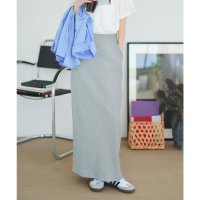 KOBE LETTUCE/コウベレタス KOBE LETTUCE ストレッチリブナロースカート【ロング】 [選べる］[M4048]/506949794
