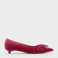 CHARLES & KEITH/ベルベットボウ ポインテッドトゥフラット/506949842