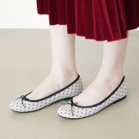 Launa lea ballet/ドットラウンドトゥバレエシューズ(B1604A)/506949843