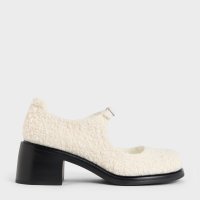 CHARLES & KEITH/Rooney ルーニー バックルブロックヒールメリージェーン/506949848