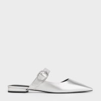 CHARLES & KEITH/クリスタルバックル ポインテッドトゥミュール/506949864