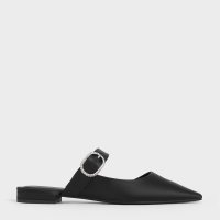 CHARLES & KEITH/クリスタルバックル ポインテッドトゥミュール/506949864