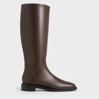 CHARLES & KEITH/サイドジップ ロングライディングブーツ/506949890