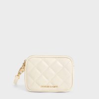 CHARLES & KEITH/Apfra アップフラ キルトリスレットポーチ/506949969