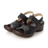 Re:getA/リゲッタ Re:getA シボ革風ウェッジソールサンダル R－2682/506950053