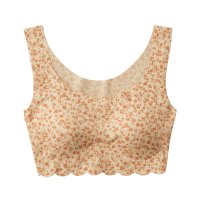 Tuche/トゥシェ Tuche 縫い目がなくてチクチクしにくい ノンワイヤーブラ ハーフトップ/506950596