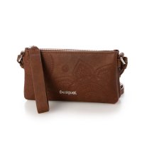 Desigual/デシグアル Desigual 刺繍の花が付いたハンドル付き財布/506951443