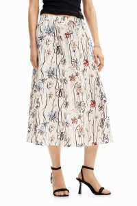 Desigual/デシグアル Desigual 花柄のミディスカートarty/506951767