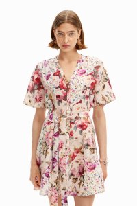 Desigual/デシグアル Desigual ロマンチックな花柄のショートドレス/506951929
