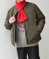 SHIPS any MEN/SHIPS any: 〈撥水・防風等〉多機能 リップストップ 中綿  ノーカラー ブルゾン◇/506952100