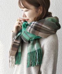 SHIPS any WOMEN/TWEED MILL: チェック ウール ストール 24FW/506952277