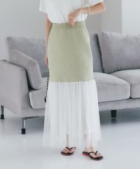 PAL OUTLET/【La boutique BonBon】ラメニットチュールスカート/506953188