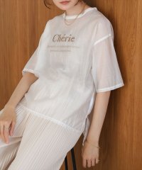 Bab/バブ Bab 刺繍ロゴシアーブラウスTシャツ/506953261