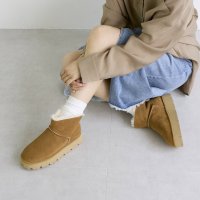 carino/モード エ ジャコモ カリーノ MODE ET JACOMO carino 本革ムートンショートブーツ/506953472