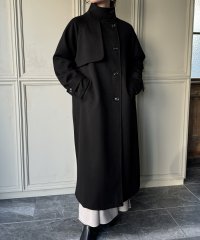JUNOAH/ジュノア JUNOAH ヘリンボーンスタンドカラーコート/506953485