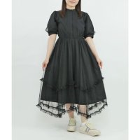 F.i.n.t/フィント F i.n.t チュールドッキングロングワンピース【洗える】/506946001
