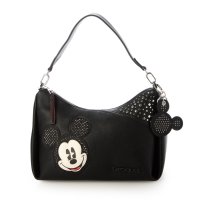 Desigual/デシグアル Desigual MICKEY STUDSTYLE BLACK MAYA PUハンドバッグ/506951408