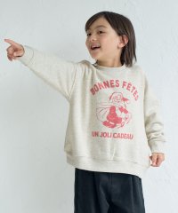 ROPE' PICNIC　KIDS/【KIDS】サンタスウェット/リンクコーデ/506952022