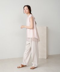 Bab/バブ Bab チュールボーダーノースリーブトップス/506953267