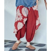 CAYHANE/【チャイハネ】アシトラMEN'S変形サルエルパンツ ブルー/506953416