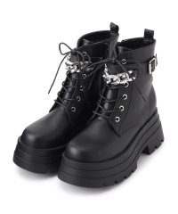 csT&P/シーエス ティーアンドピー csT&P 厚底3段ソールチェーン付き ベルト付きレースアップブーツ/506953965