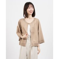 COKETT COLLECTION/コケットコレクション COKETT COLLECTION スゥェードヒートカットカーディガン/506954320