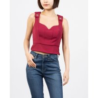 RINASCIMENTO/リナシメント RINASCIMENTO ハートカットショートトップス/506954435