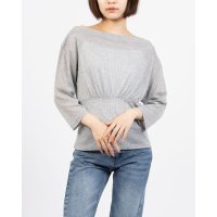RINASCIMENTO/リナシメント RINASCIMENTO ウエストギャザーシアーラメリブトップス/506954437