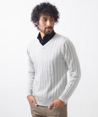 MICHEL KLEIN HOMME/グラデーションVネックニット/506956004