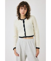 moussy/GLITTER ニットカーディガン/506956028