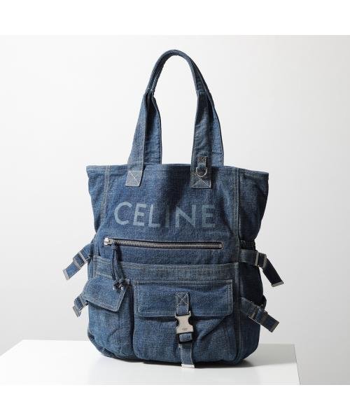 CELINE トートバッグ 116072GD2 デニム ロゴ(506956743) | セリーヌ 
