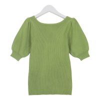KOBE LETTUCE/コウベレタス KOBE LETTUCE 半袖ベーシックリブニット【NEWパフスリーブ】[選べるタイプ][C3147]/506901662