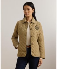 LAUREN RALPH LAUREN/クレストパッチ ダイヤモンドキルテッド ジャケット/506930897