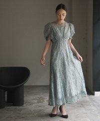 GIRL/ガール GIRL パフスリーブ総レースフレア ロング丈 結婚式 ワンピース パーティードレス/506948693