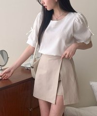 VIVIDLADY/ビビッドレディ VIVIDLADY リボン付き袖ブラウス半袖 レディース バレエコア/506949138