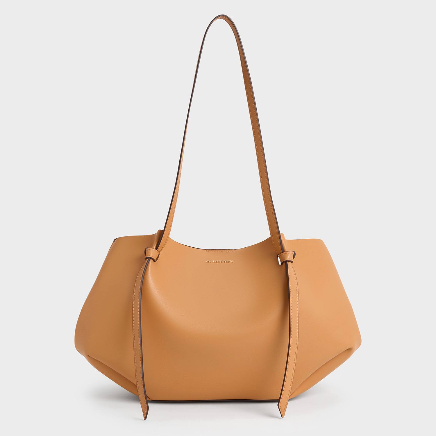 CHARLES & KEITH Calla トートバッグ（ゴールデンベージュ）