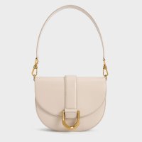 CHARLES & KEITH/Gabine ガビーヌ レザーサドルバッグ/506949982