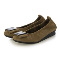 arche/アルシュ arche NIMINI リボンモチーフバレエフラット (NUBUCK/ROCKY)（パープル/ブラック）/506950083