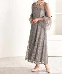 epic day/エピック デイ epic day 結婚式 ドレス オケージョン ワンピース お呼ばれドレス プリーツスリーブレースミックスドレス プリーツ チュール ロング 総/506964110