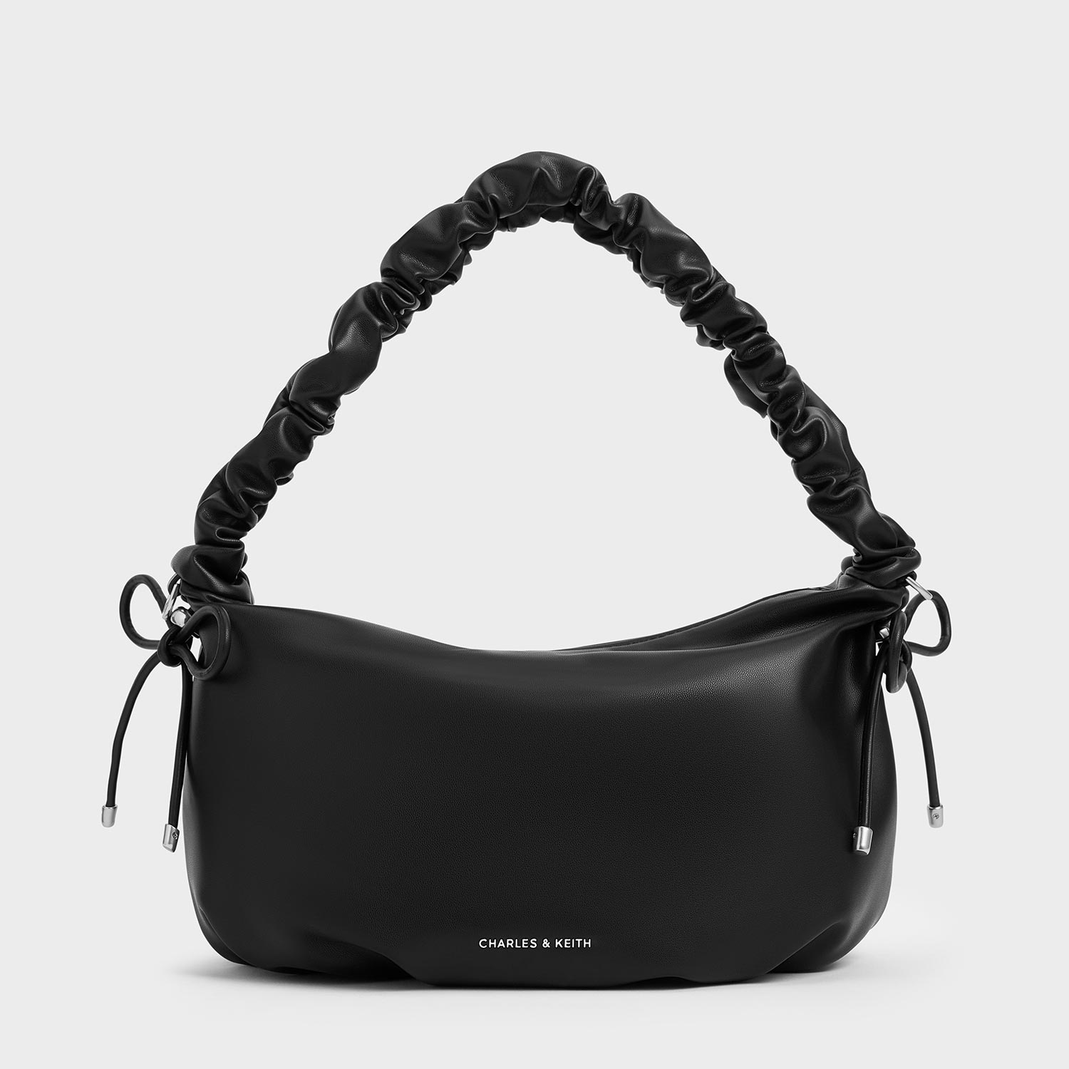 Maisy メイジー ルーシュドハンドルホーボーバッグ 【再入荷