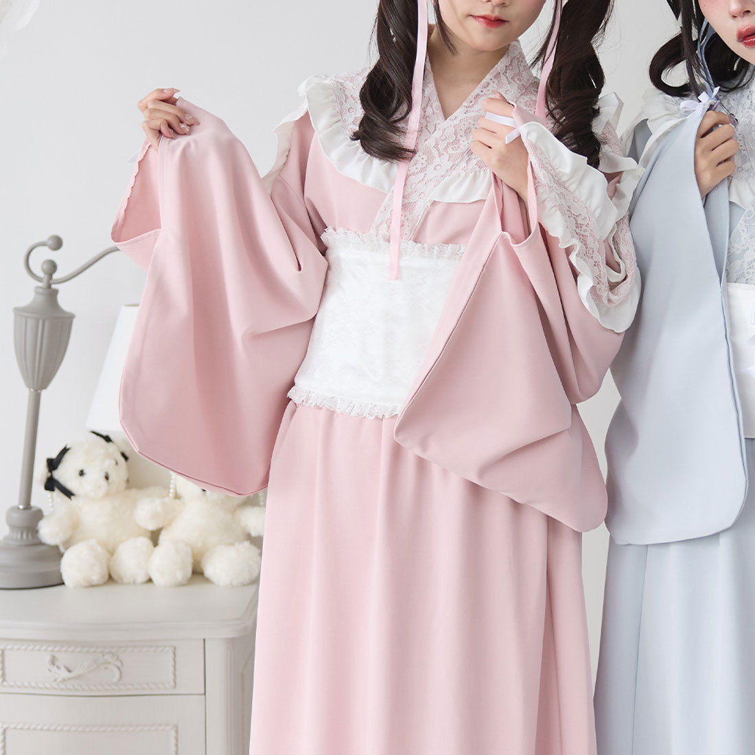 ユメテンボウ 夢展望 フリルレースプリンセス浴衣(506964207 ユメテンボウ 夢展望 フリルレースプリンセス浴衣(506964207