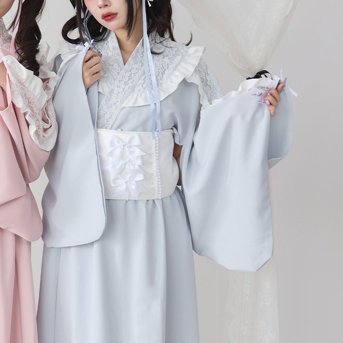 ユメテンボウ 夢展望 フリルレースプリンセス浴衣(506964207 ユメテンボウ 夢展望 フリルレースプリンセス浴衣(506964207