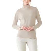KIREILABO/キレイラボ KIREILABO あったかインナー モイストウォーム 裏起毛 ハイネック長袖 オーガニックコットン 秋冬/506964275