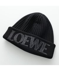 LOEWE/LOEWE ニット帽 F540257X23 ロゴ刺繍 ニットキャップ ビーニー/506964566